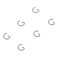 OS Engines Piston Pin Retainers: Speed T1202 (6)