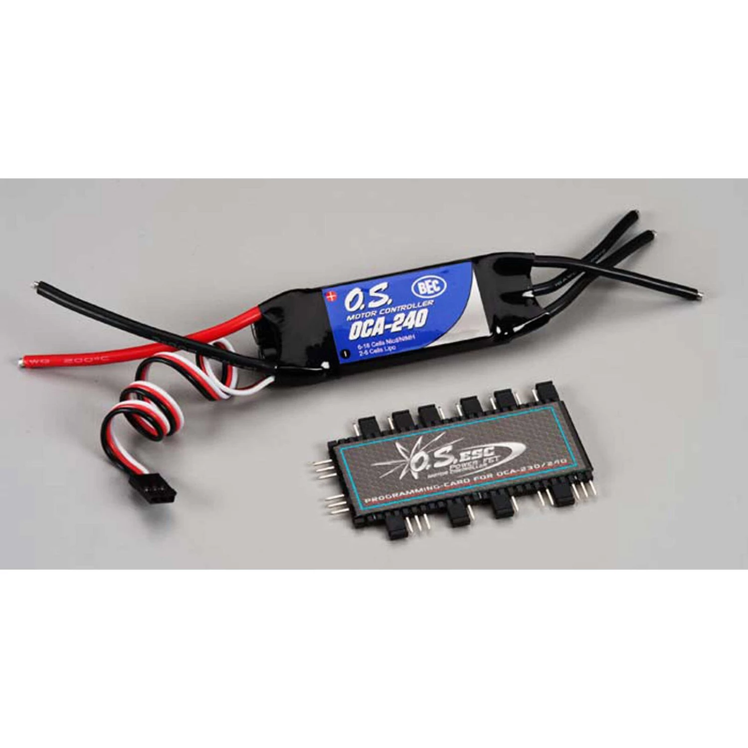 OS Engines OCA-240 40A 25V ESC with OCP-2 Programming Card 3 OS Engines OCA-240 40A 25V ESC with OCP-2 Programming Card